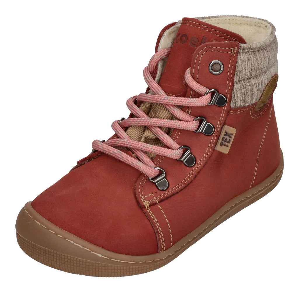 KOEL Kinder Barefoot Stiefel DEEMER 2.0 WP WOOL old pink Auslaufmodell
