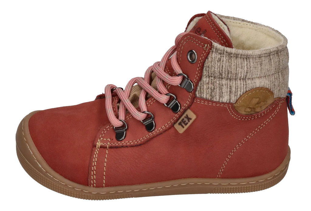 KOEL Kinder Barefoot Stiefel DEEMER 2.0 WP WOOL old pink Auslaufmodell