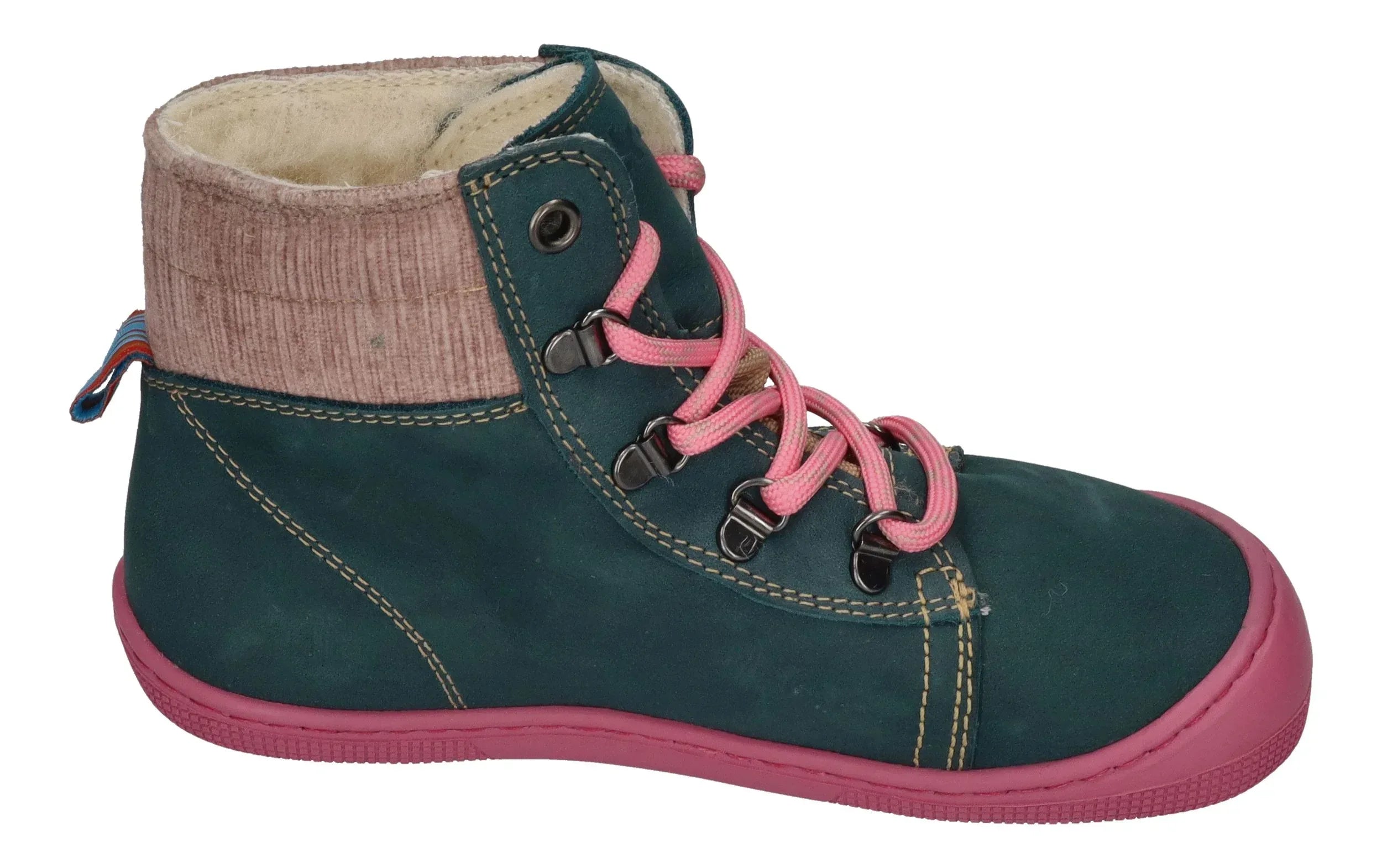 KOEL Kinder Barefoot Stiefel DEEMER 2.0 WP WOOL turquoise Auslaufmodell