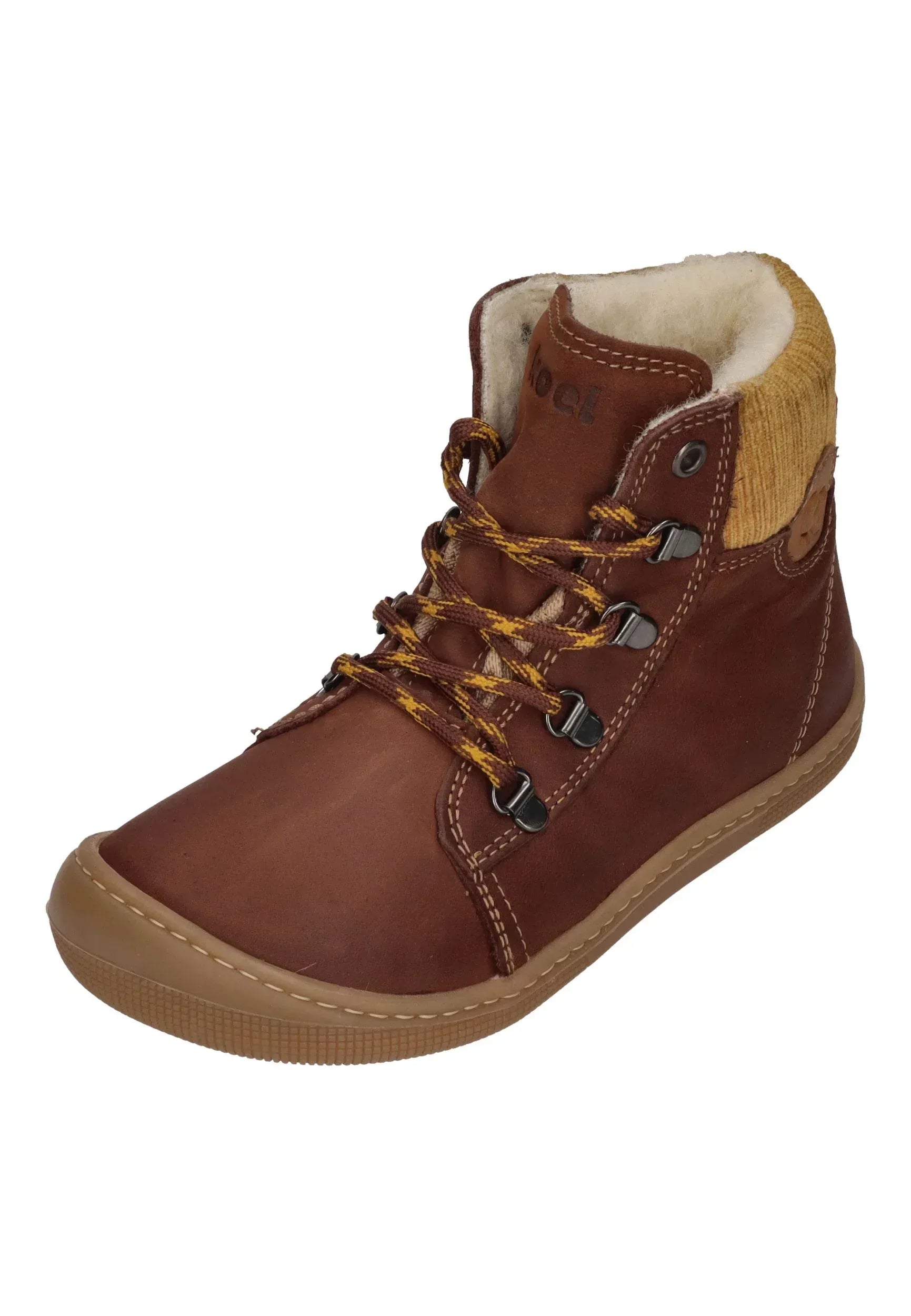 KOEL Barefoot Kinderstiefel - DEEMER WOOL - chocolate Auslaufmodell