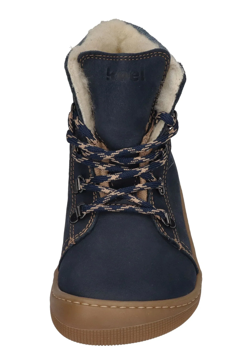 KOEL Barefoot Kinderstiefel - DEEMER WOOL - navy Auslaufmodell