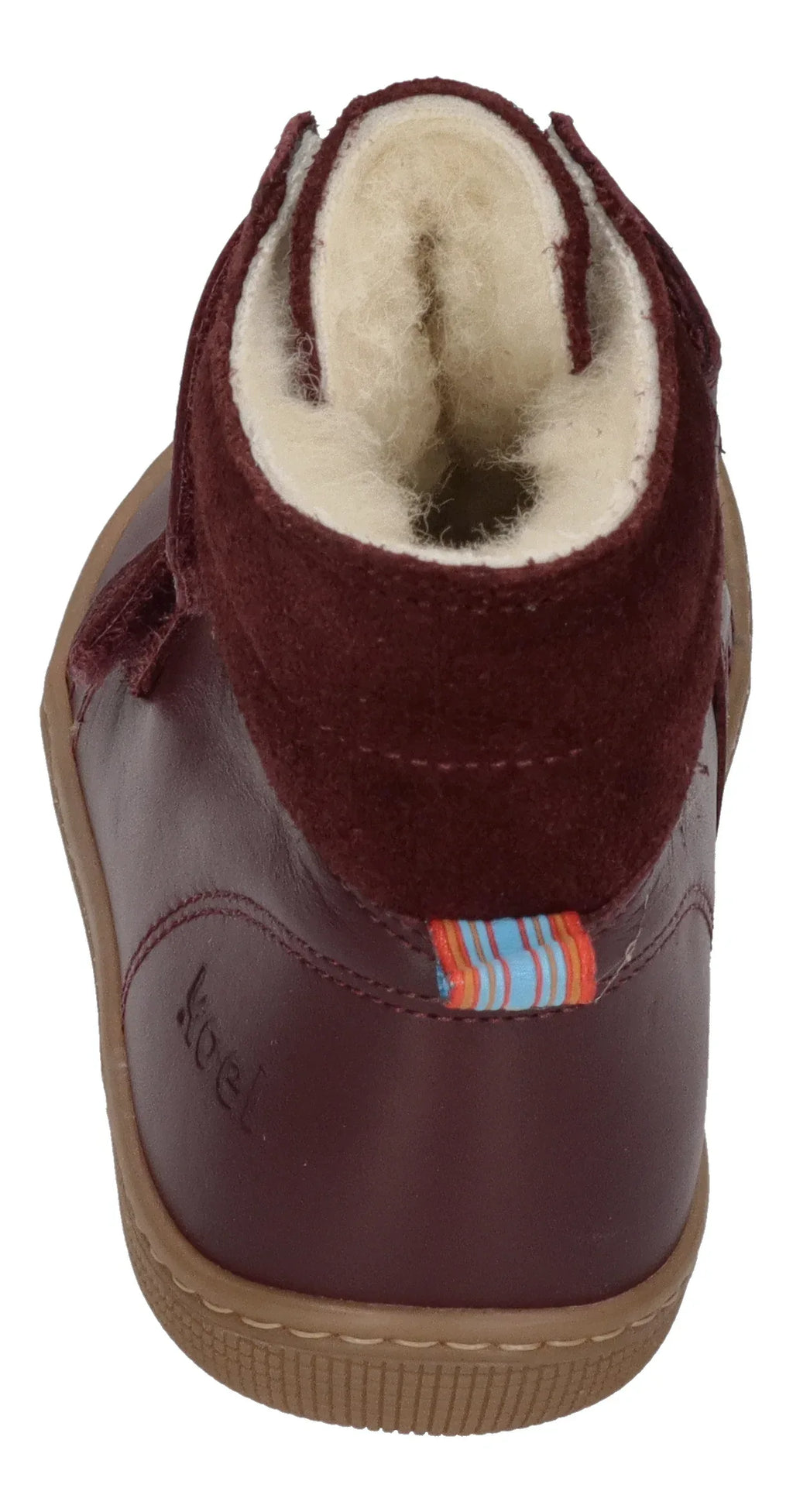 KOEL Kinder Barefoot Stiefel DEMIL NAPA WP WOOL bordo Auslaufmodell