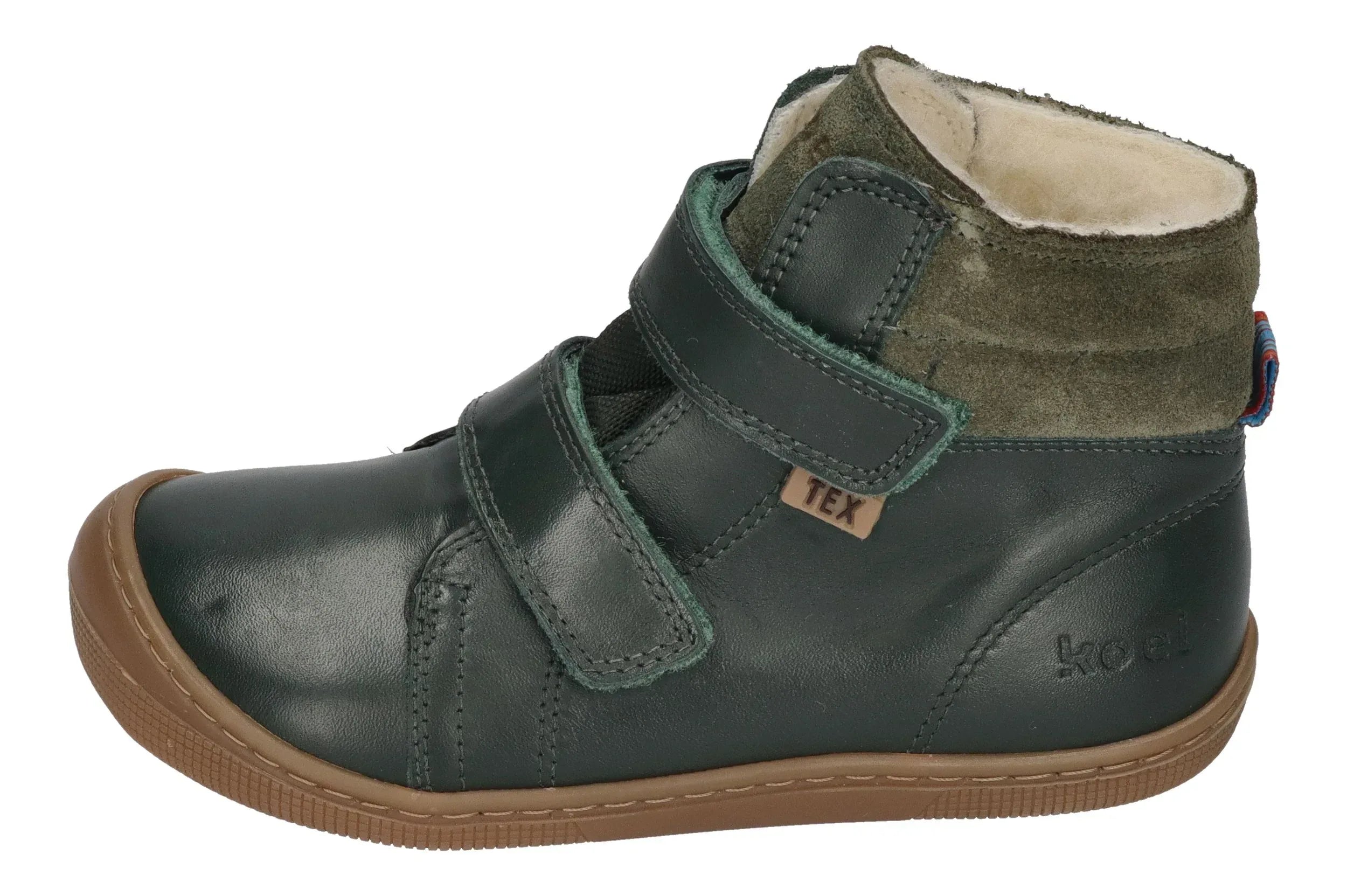 KOEL Kinder Barefoot Stiefel DEMIL NAPA WP WOOL green Auslaufmodell