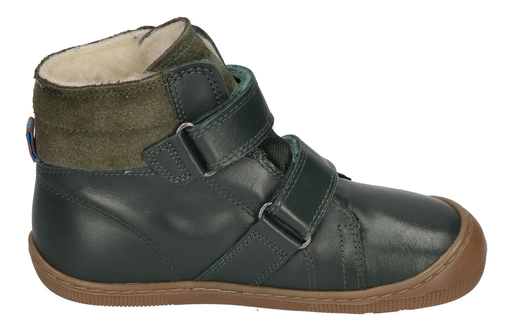KOEL Kinder Barefoot Stiefel DEMIL NAPA WP WOOL green Auslaufmodell