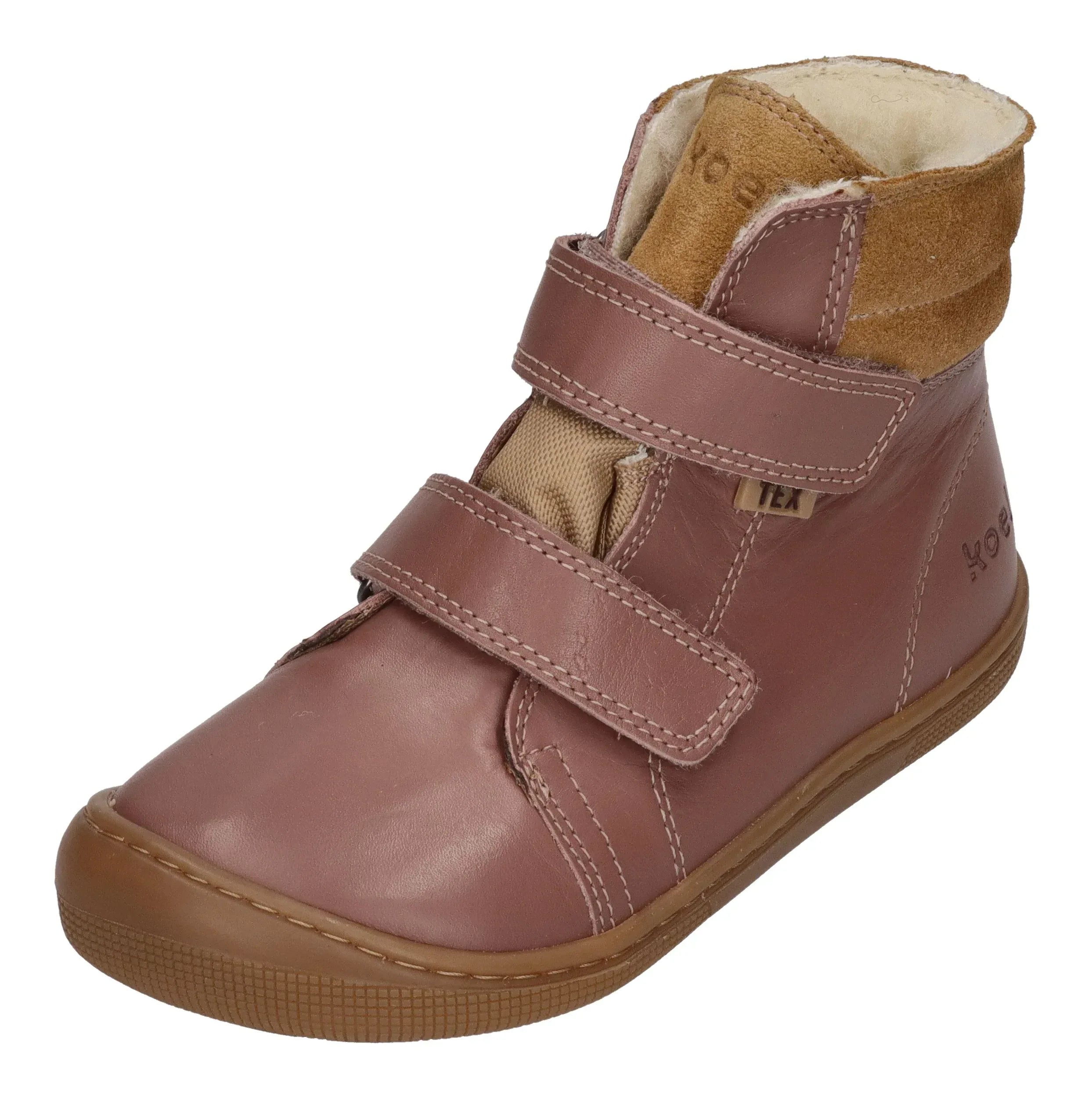 KOEL Kinder Barefoot Stiefel DEMIL NAPA WP WOOL old rose Auslaufmodell