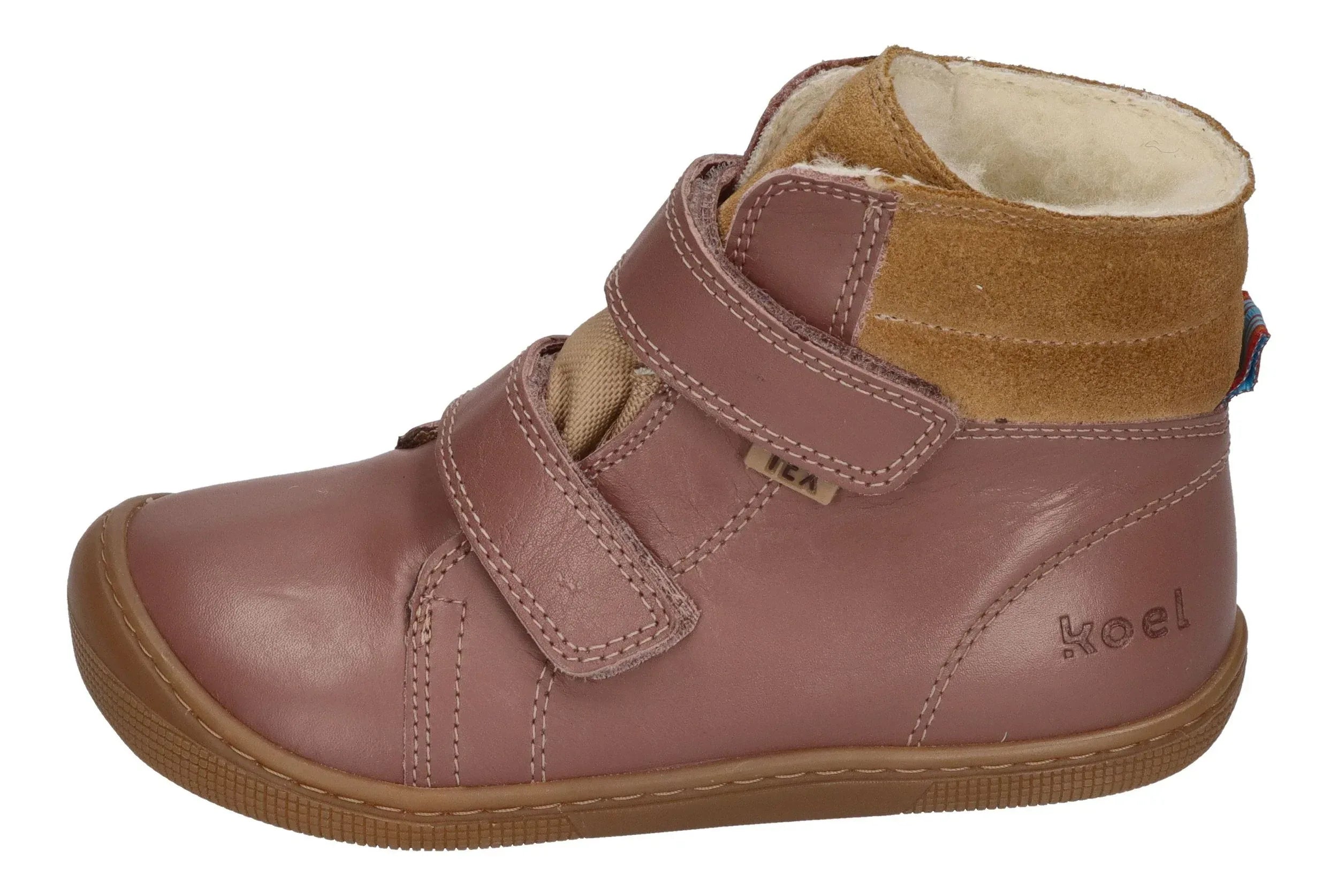 KOEL Kinder Barefoot Stiefel DEMIL NAPA WP WOOL old rose Auslaufmodell