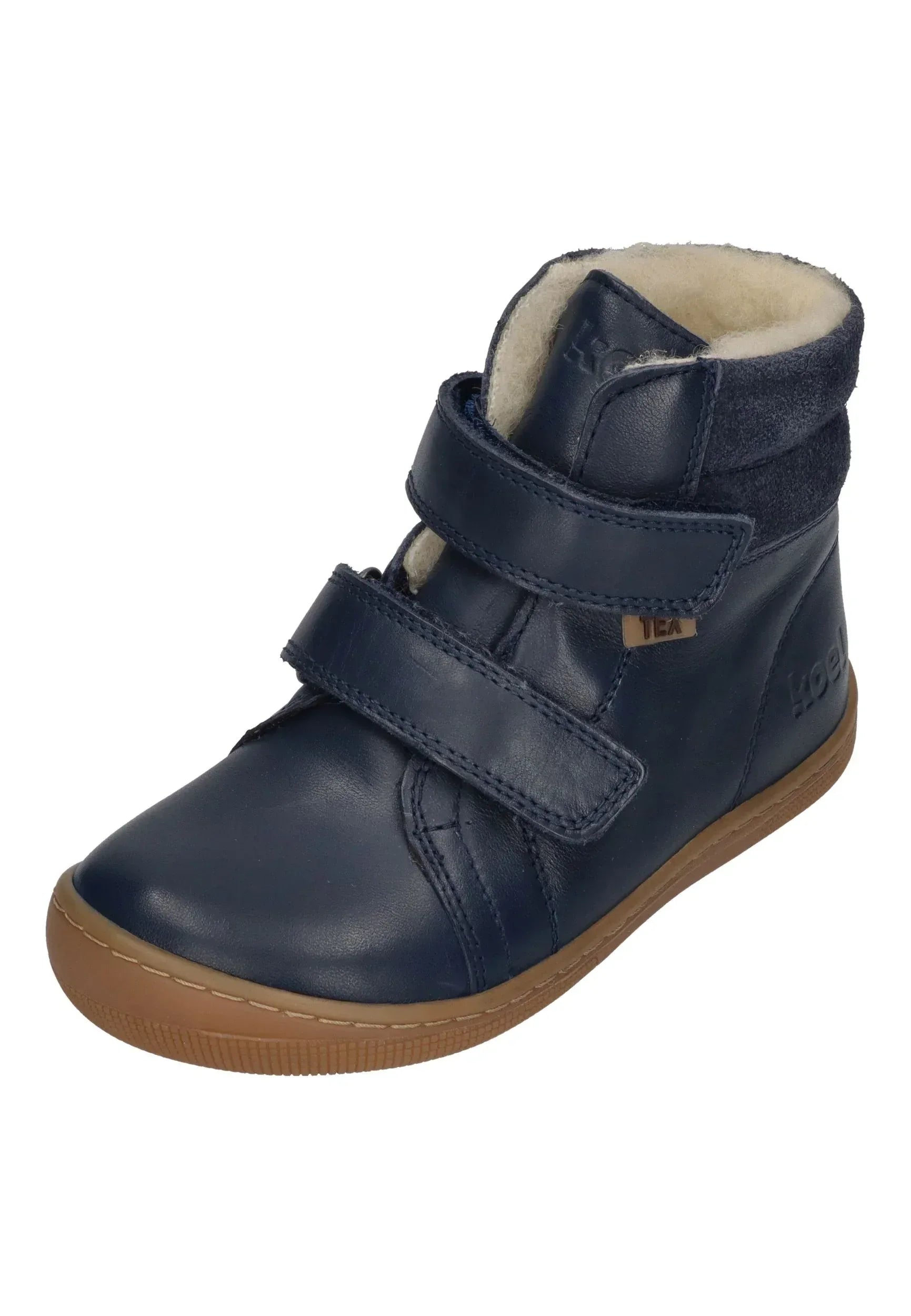 KOEL Barefoot Kinderstiefel - DEMIL WOOL 07T053 - blue