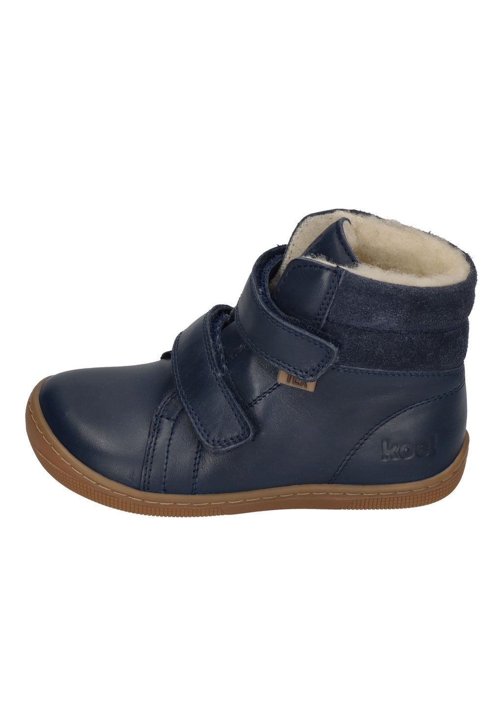 KOEL Barefoot Kinderstiefel - DEMIL WOOL 07T053 - blue
