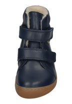KOEL Barefoot Kinderstiefel - DEMIL WOOL 07T053 - blue