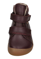 KOEL Barefoot Kinderstiefel - DEMIL WOOL 07T053 - bordo