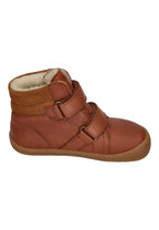 KOEL Barefoot Kinderstiefel - DEMIL WOOL 07T053 - cognac