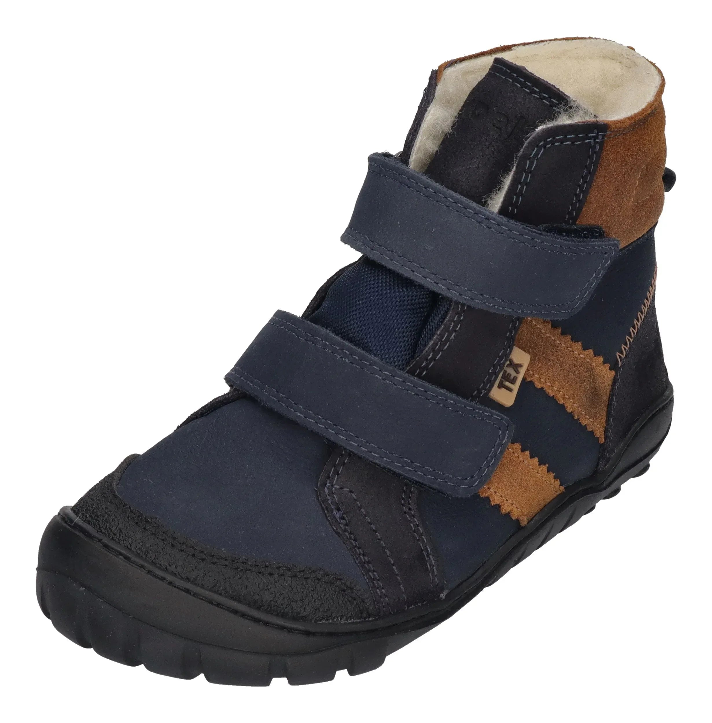 KOEL Teenager Barefoot Boots MILO 2.0 HYDRO WP navy cognac