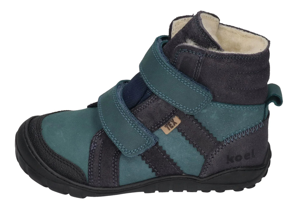 KOEL Teenager Barefoot Stiefel MILO 2.0 HYDRO WP turquoise