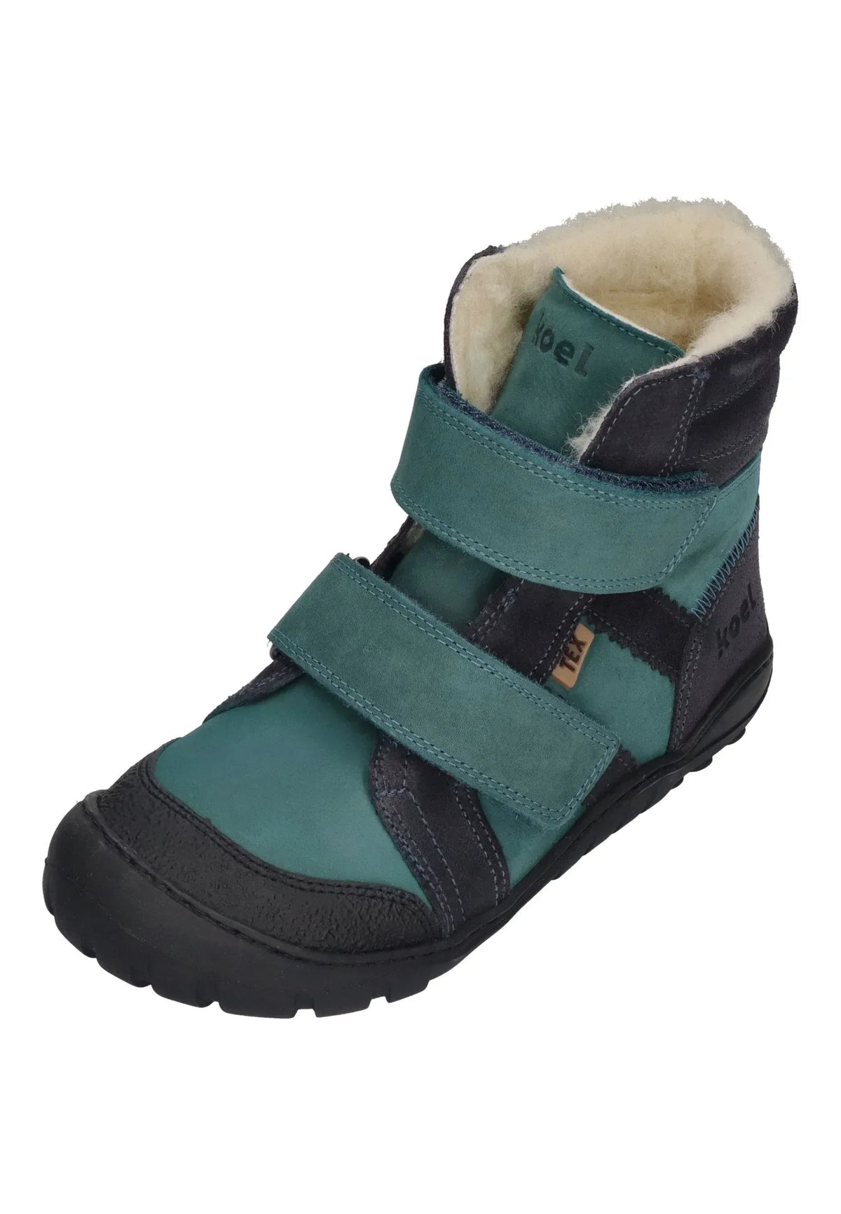 KOEL Barefoot Kinderstiefel - MILO 3.0 HYDRO WP turquoise