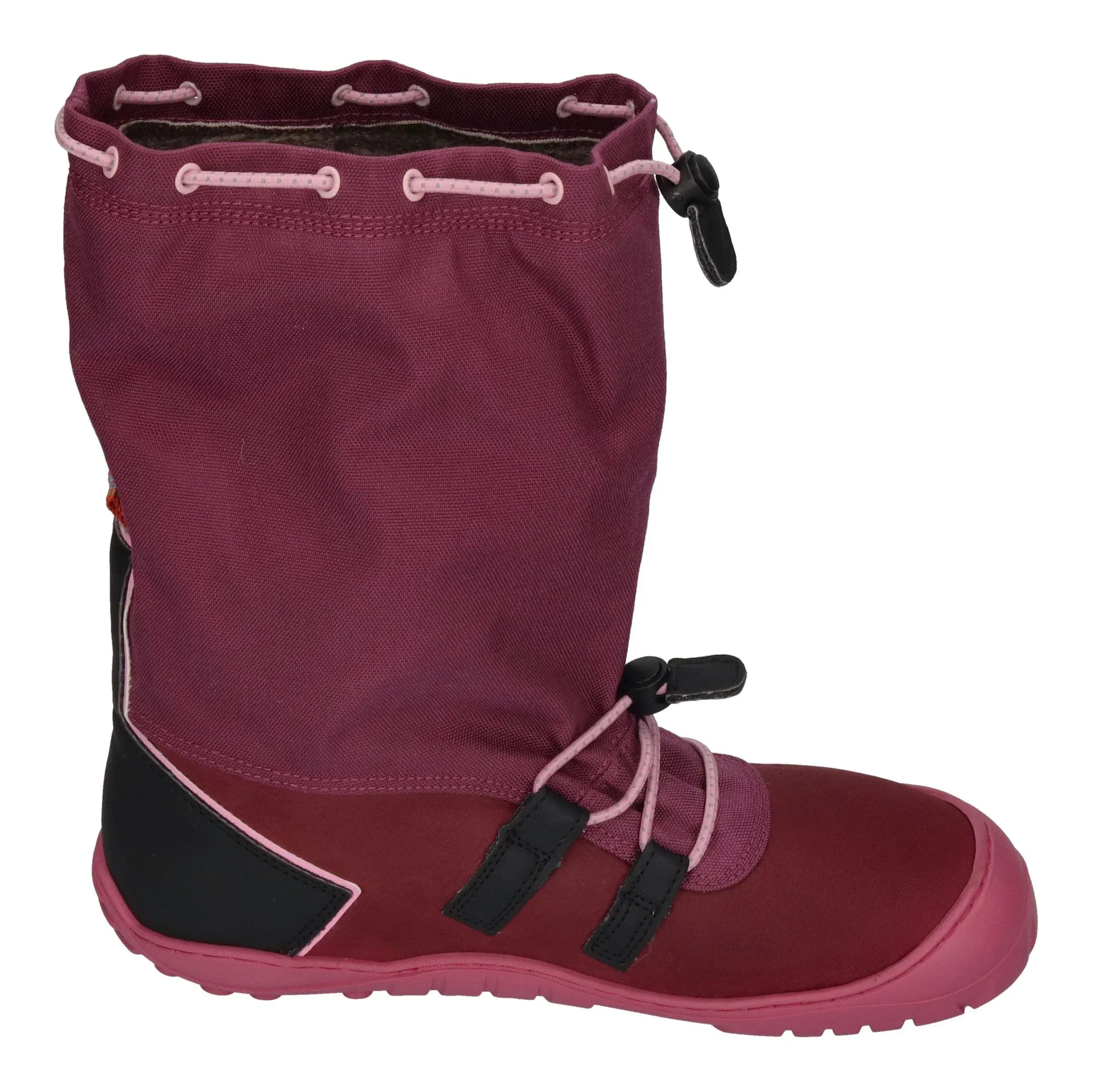 KOEL Barefoot Teenager Winter Stiefel - RANA WP LEX - bordo