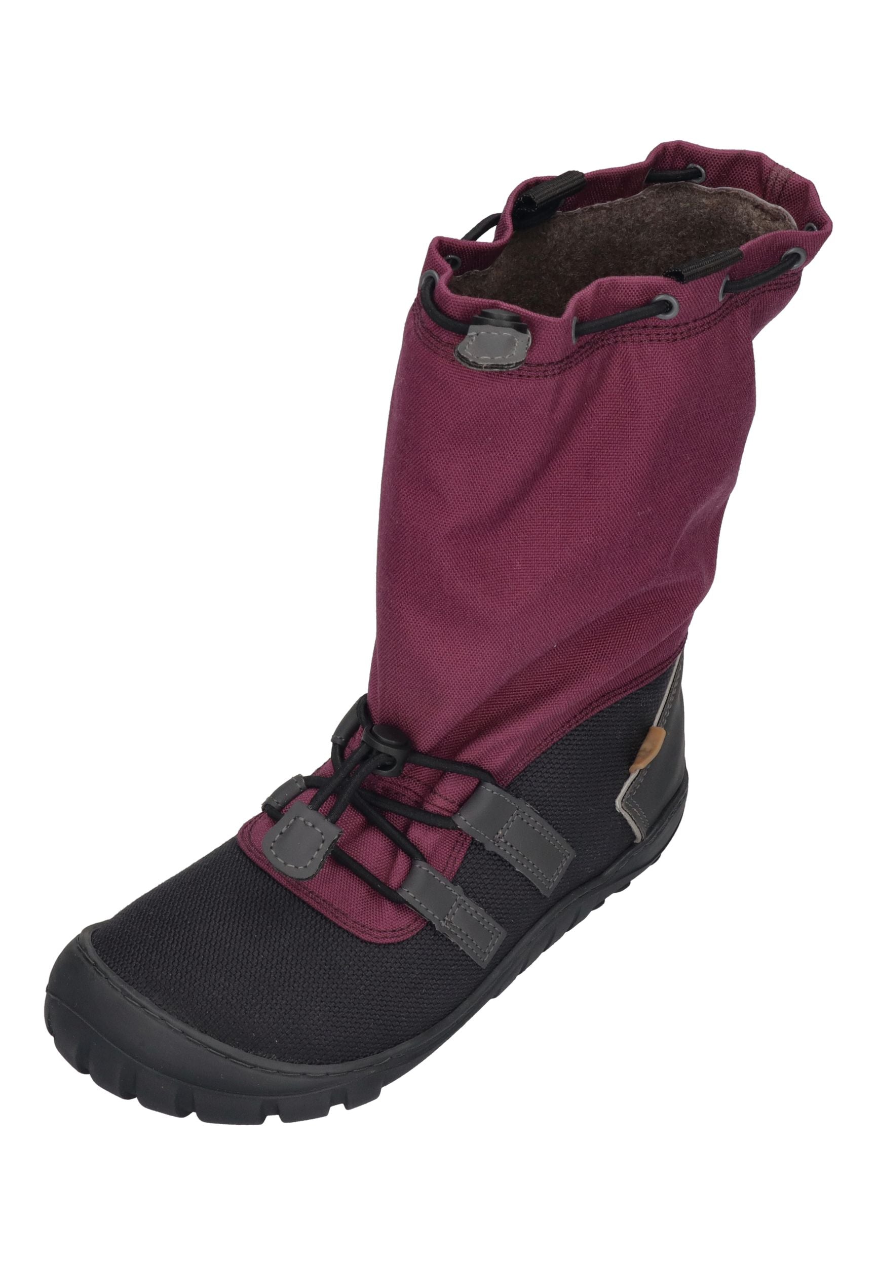 KOEL Barefoot Kinderstiefel RANA WP MERINO 04T022 bordo