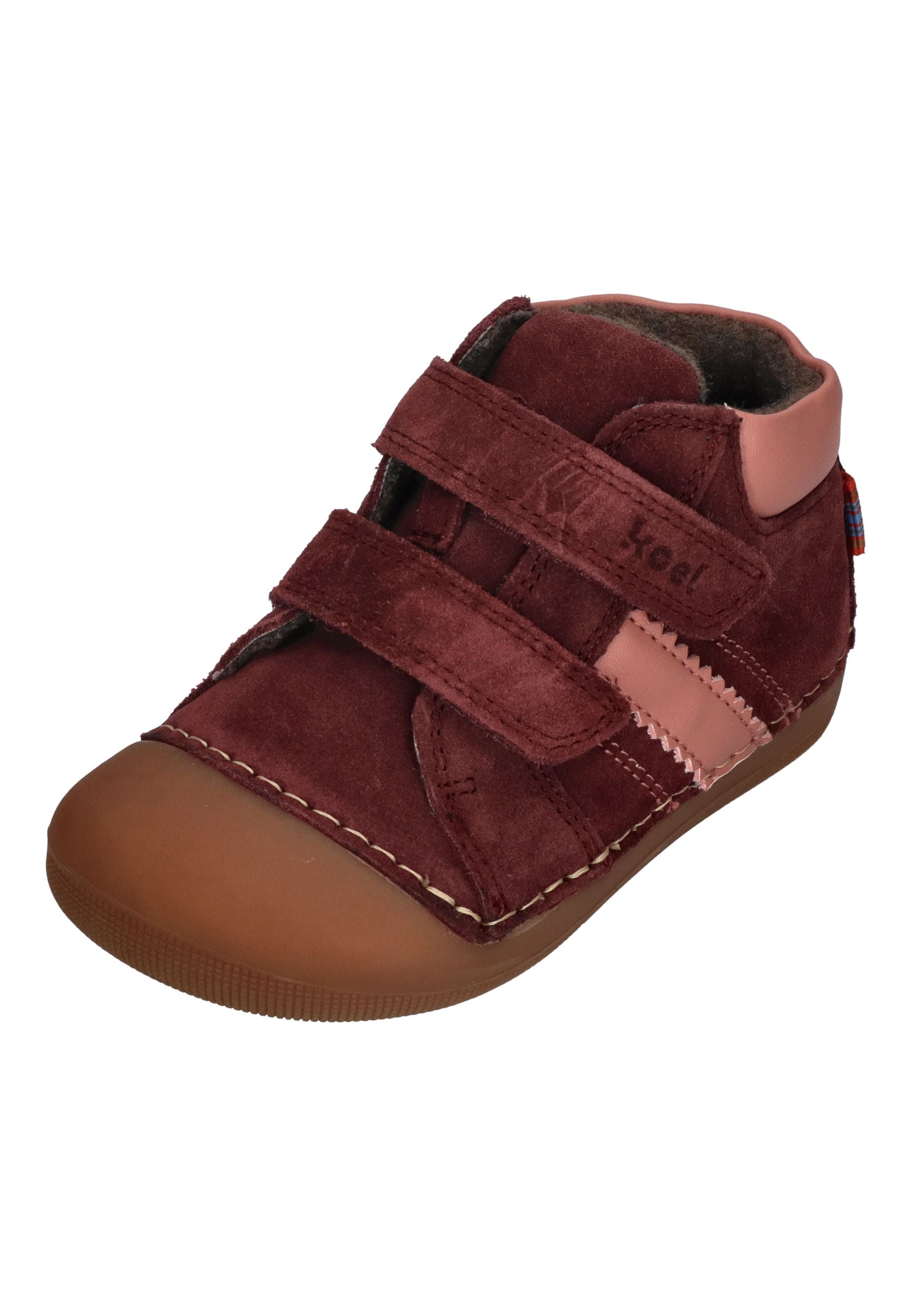 KOEL Barefoot Kleinkind Übergangsschuhe Sneakers AUSTIN SUEDE bordo