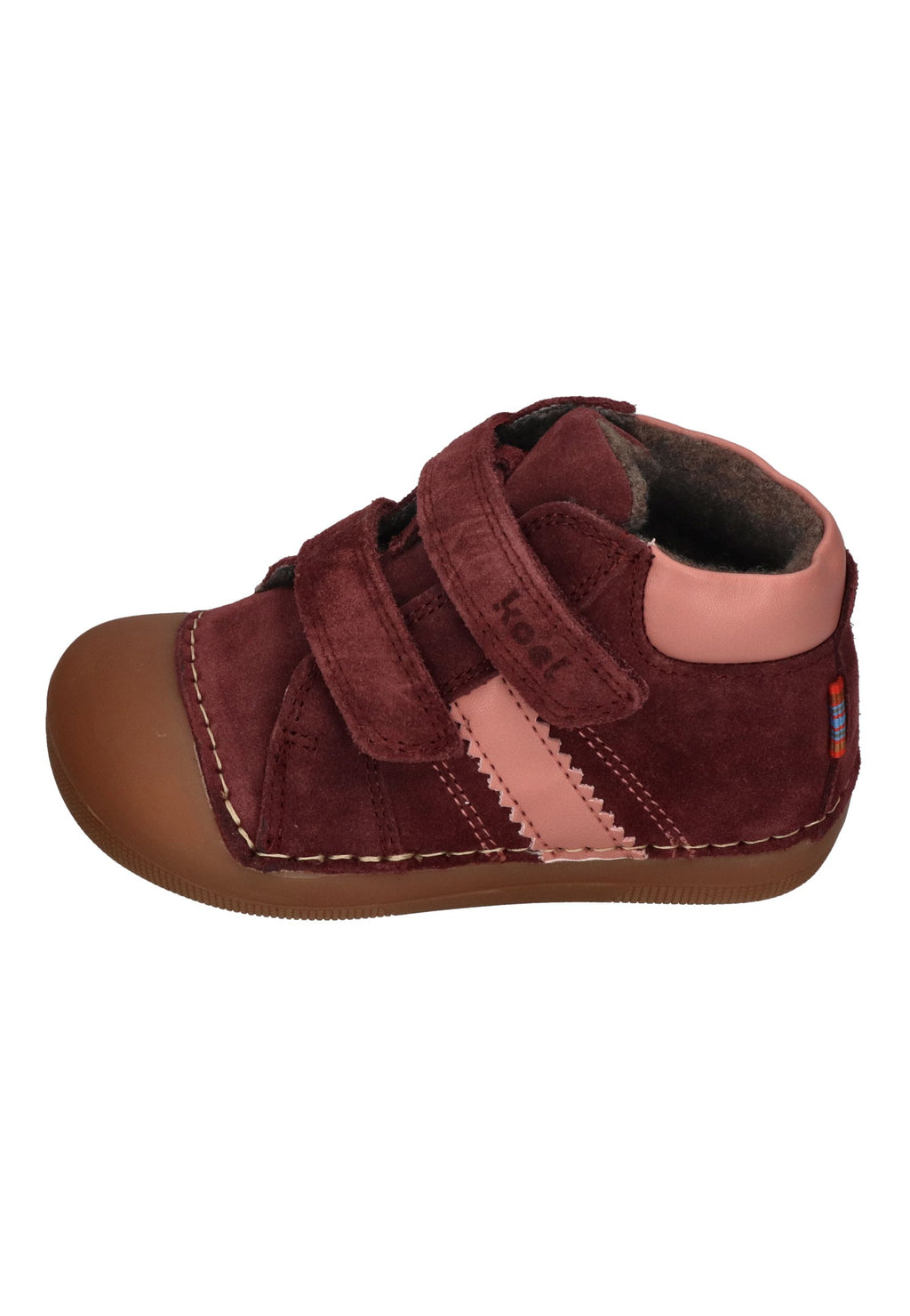 KOEL Barefoot Kleinkind Übergangsschuhe Sneakers AUSTIN SUEDE bordo
