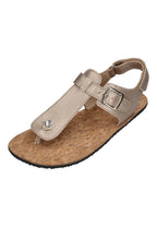KOEL Barefoot Kinder Sandalen ABRIANA METALLIC champagne – Sandalen & Sandaletten - Braun | shoedealo.shop
