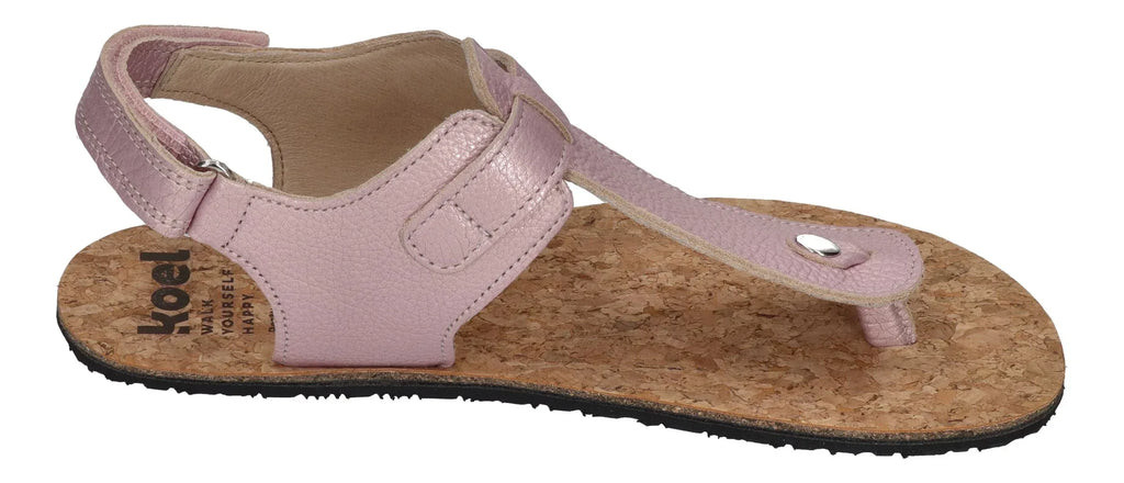 KOEL Barefoot Teenager Sandalen - ABRIANA METALLIC pink