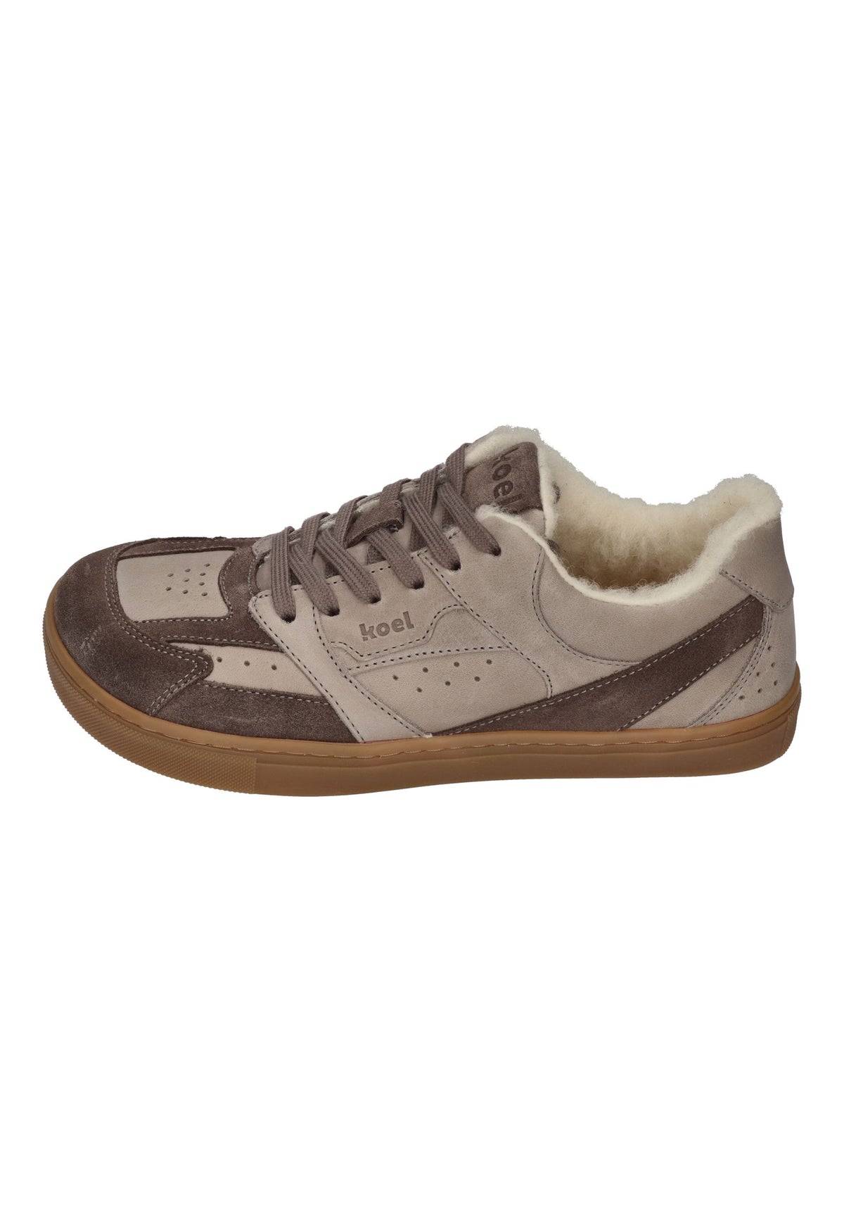 KOEL Barefoot gefütterte Damen Sneakers HAVELLE taupe