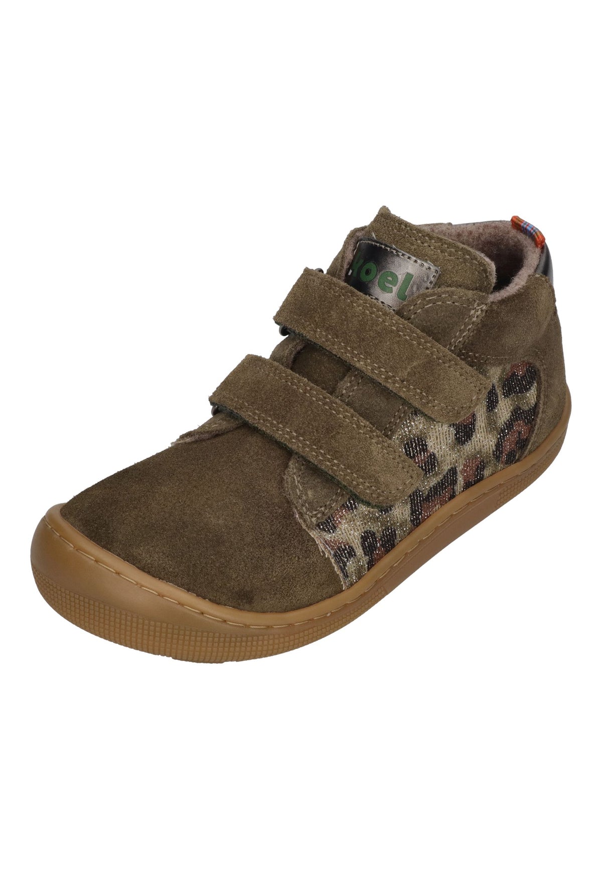KOEL Barefoot gefütterte Kinder Sneakers DYLA FANTASY kaki