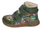 KOEL Barefoot gefütterte Kinder Sneakers SILAS TEX PRINT green
