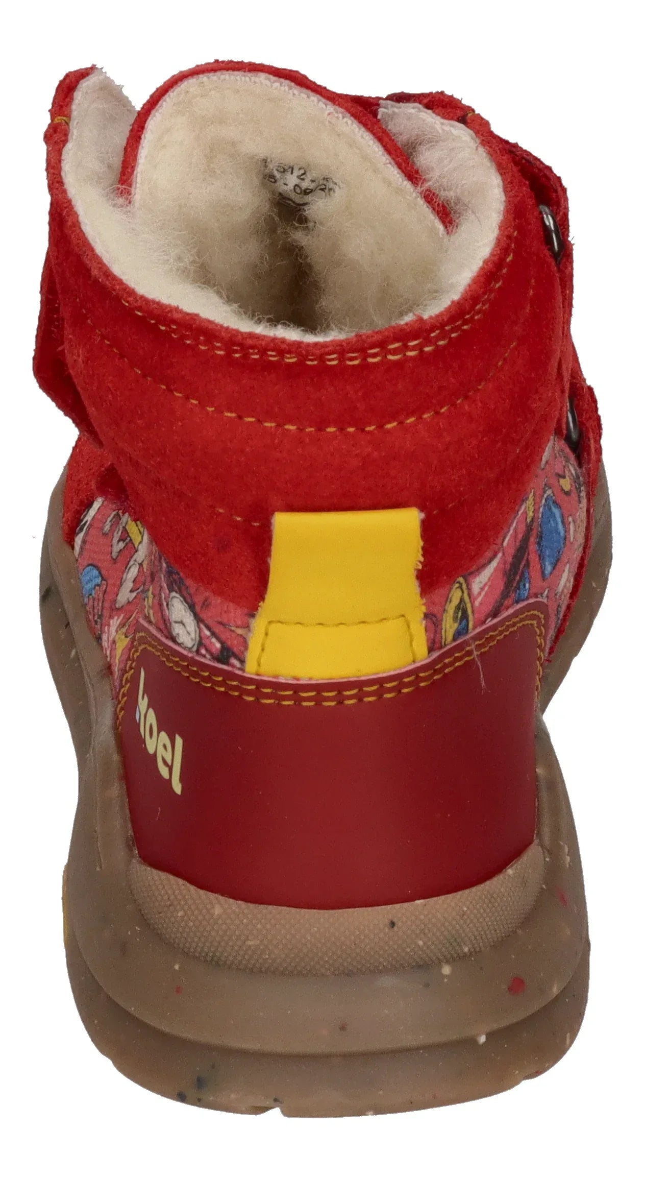 KOEL Barefoot gefütterte Teenager Sneakers SILAS TEX PRINT red – Sneaker - Mehrfarbig | shoedealo.shop – Bild 5
