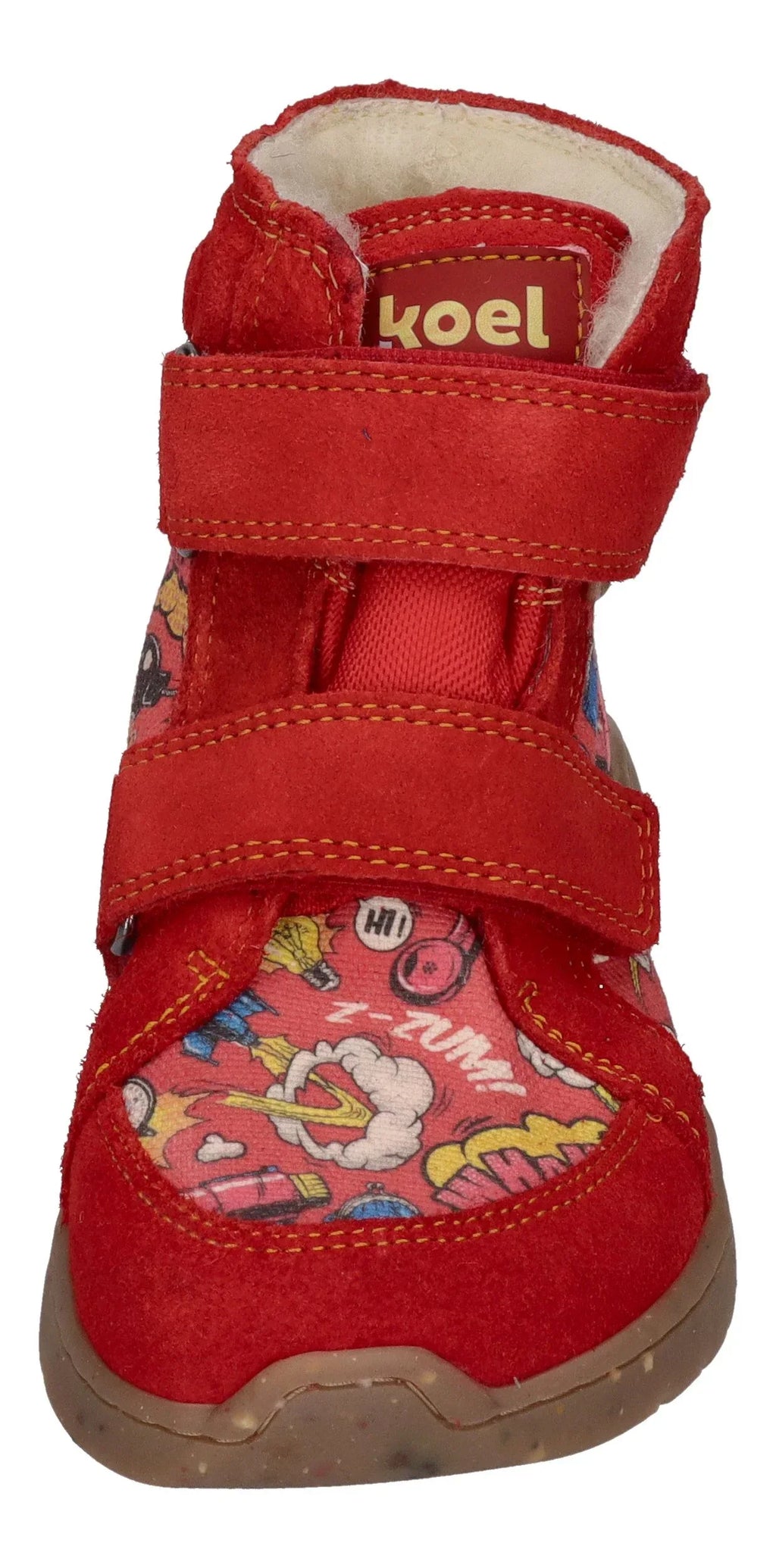 KOEL Barefoot gefütterte Teenager Sneakers SILAS TEX PRINT red – Sneaker - Mehrfarbig | shoedealo.shop – Bild 3