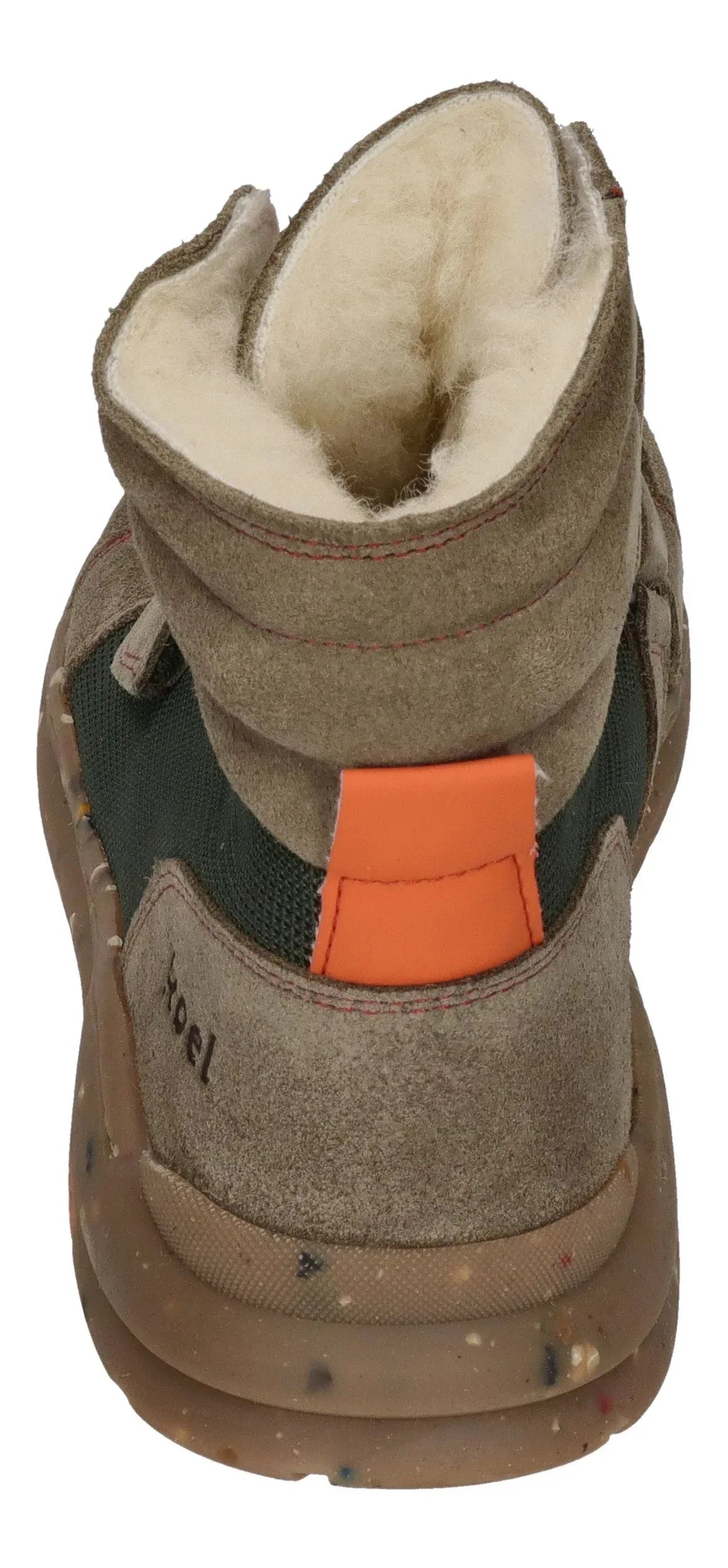 KOEL Kinder Barefoot gefütterte Sneakers SILAS TEX olive