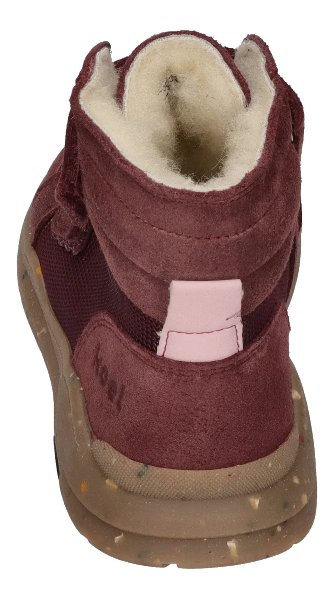 KOEL Barefoot gefütterte Teenager Sneakers SILAS TEX bordo