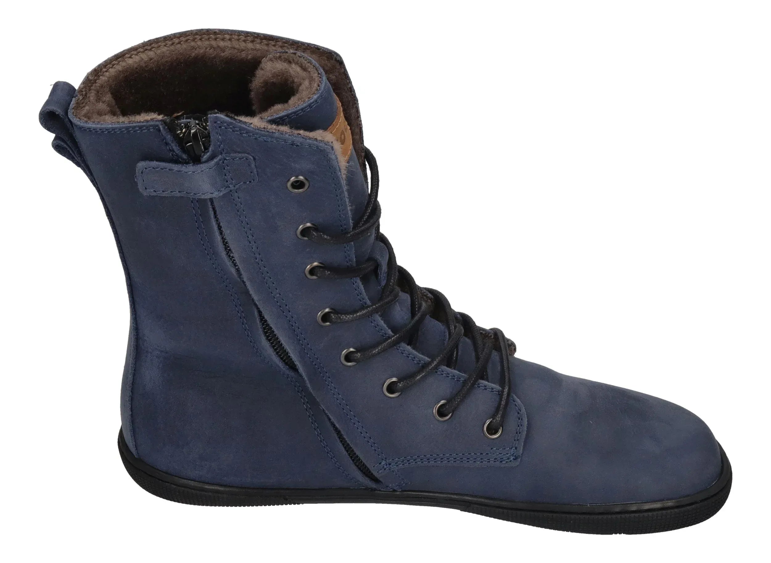 KOEL Damen Barefoot Winter Booties mit Lammwolle FARO - blue