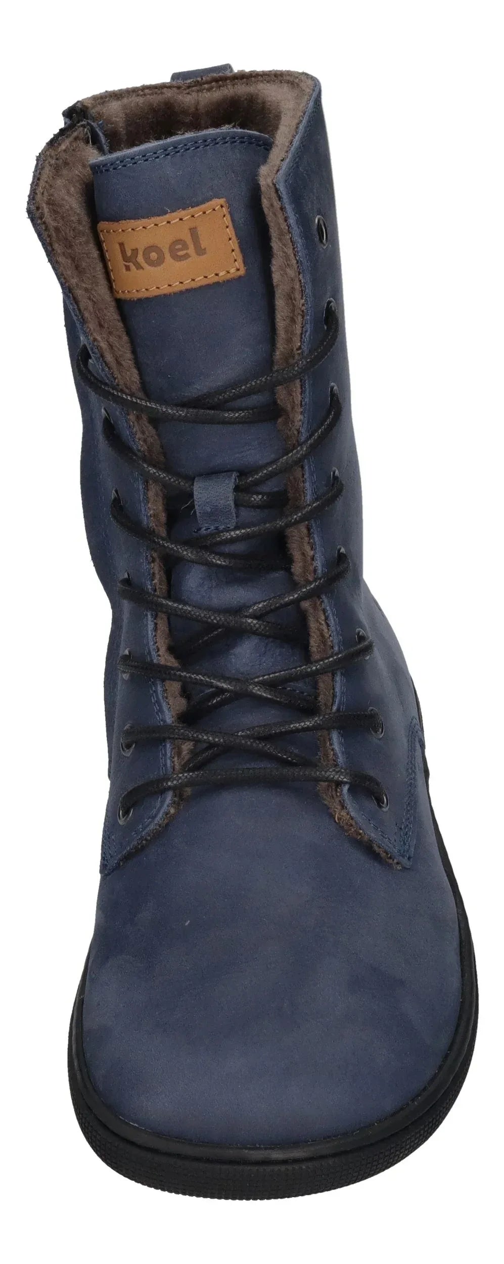 KOEL Damen Barefoot Winter Booties mit Lammwolle FARO - blue