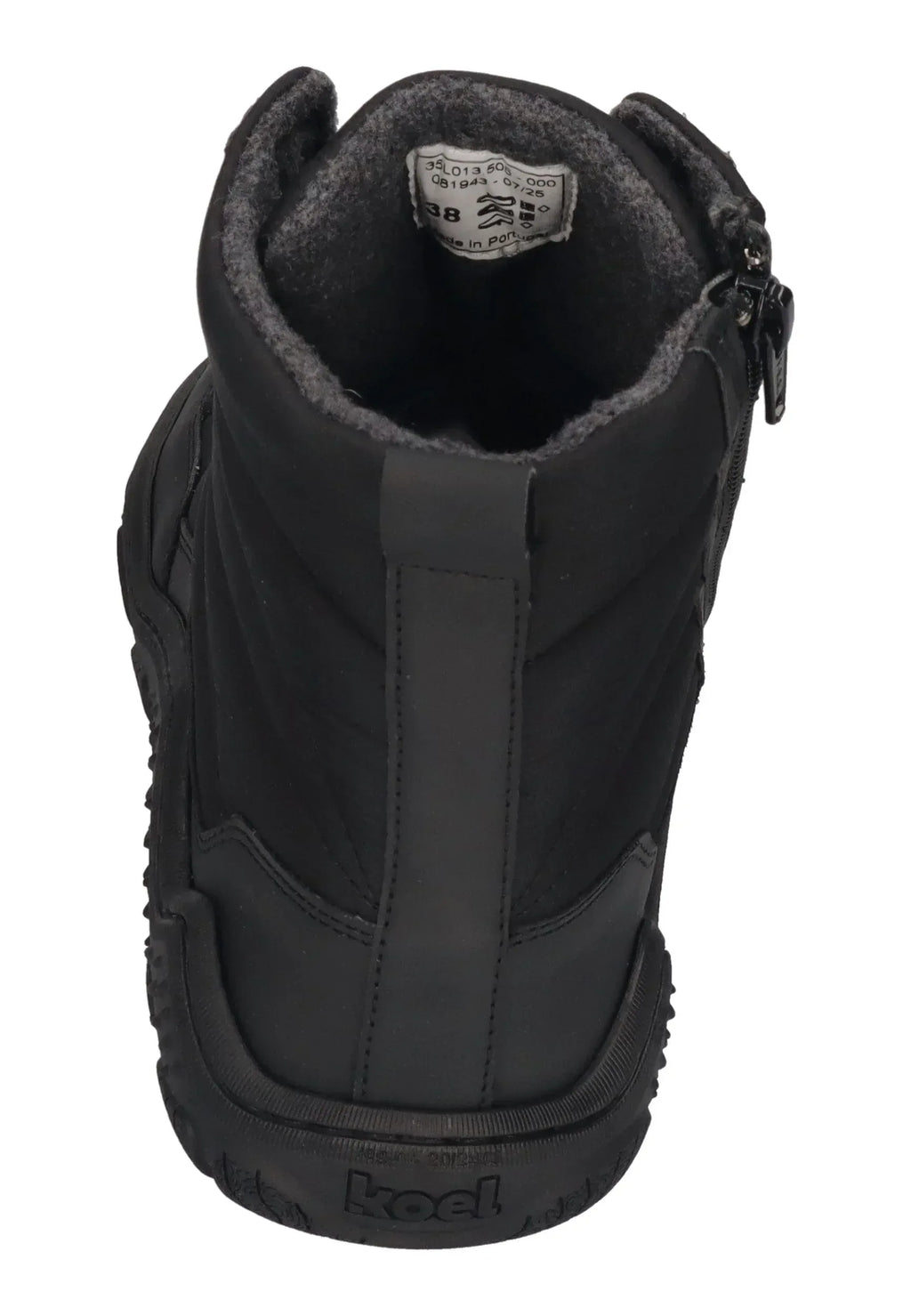 KOEL Damen Barefoot Outdoor Booties RIVER MERINO - black