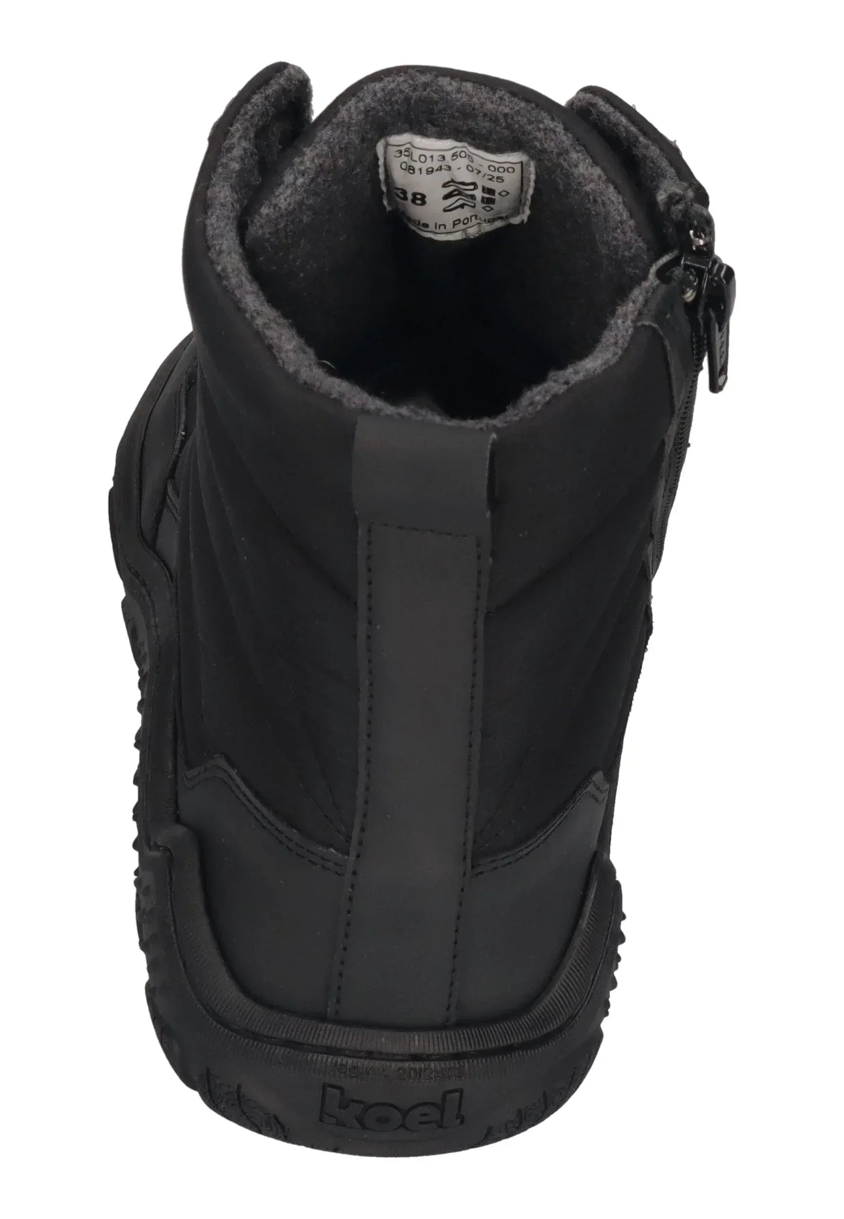KOEL Damen Barefoot Outdoor Booties RIVER MERINO - black