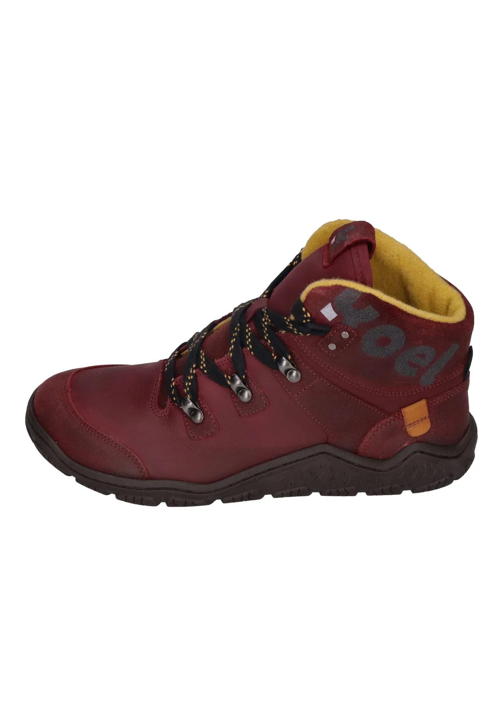 KOEL Damen Barefoot Outdoor Booties ROBA MERINO - bordo