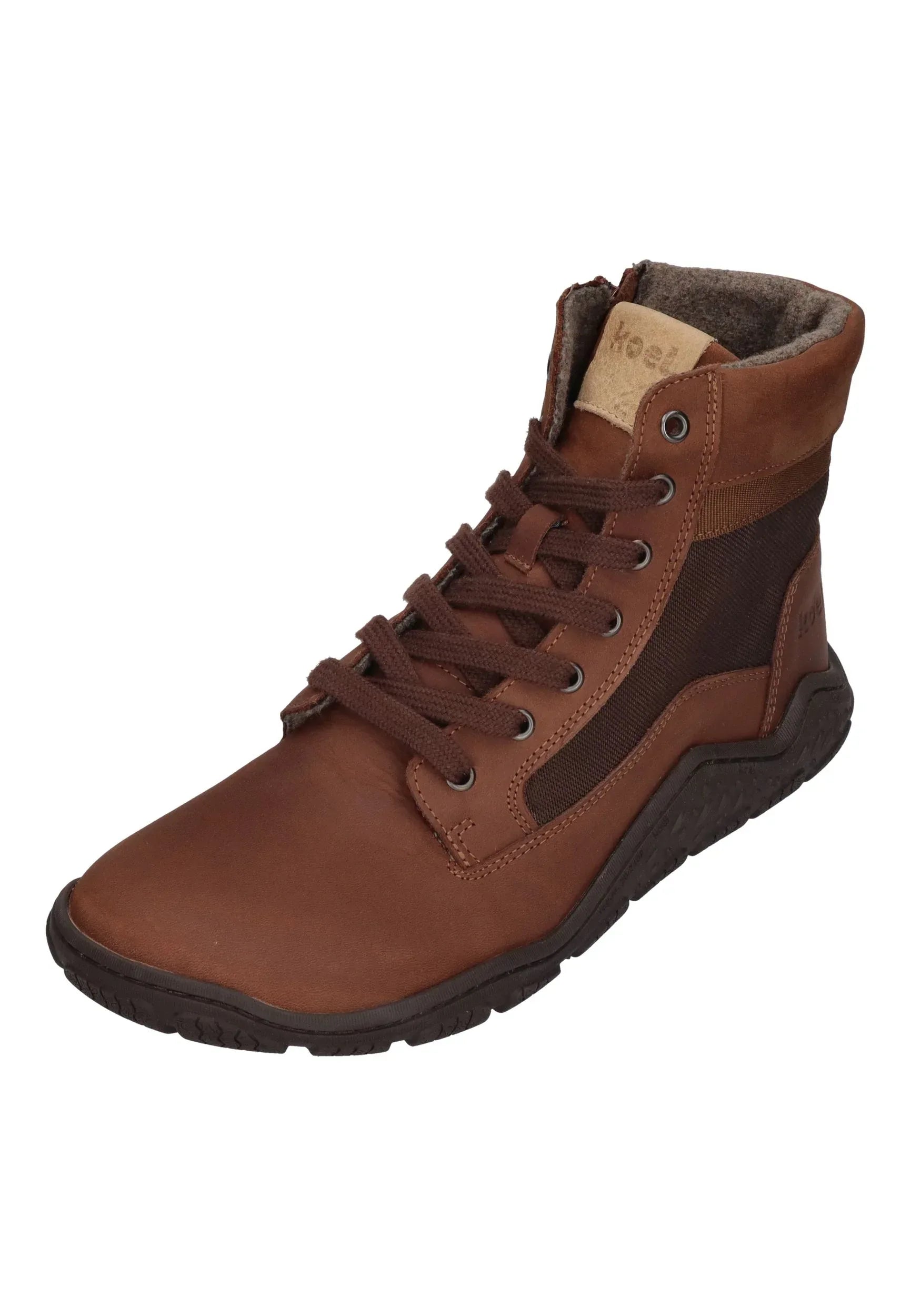KOEL Damen Barefoot Booties ROMI MERINO - chocolate