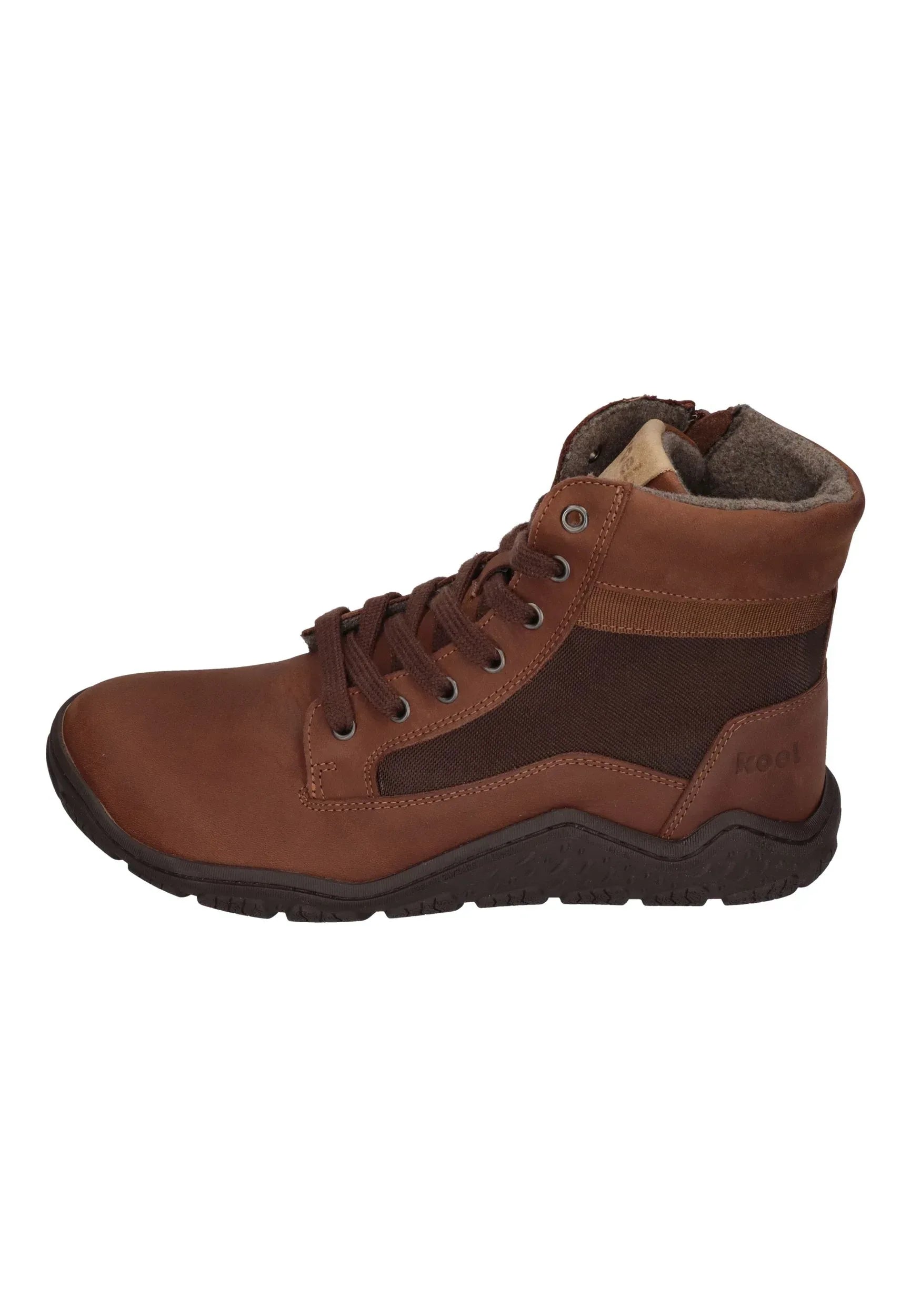 KOEL Damen Barefoot Booties ROMI MERINO - chocolate