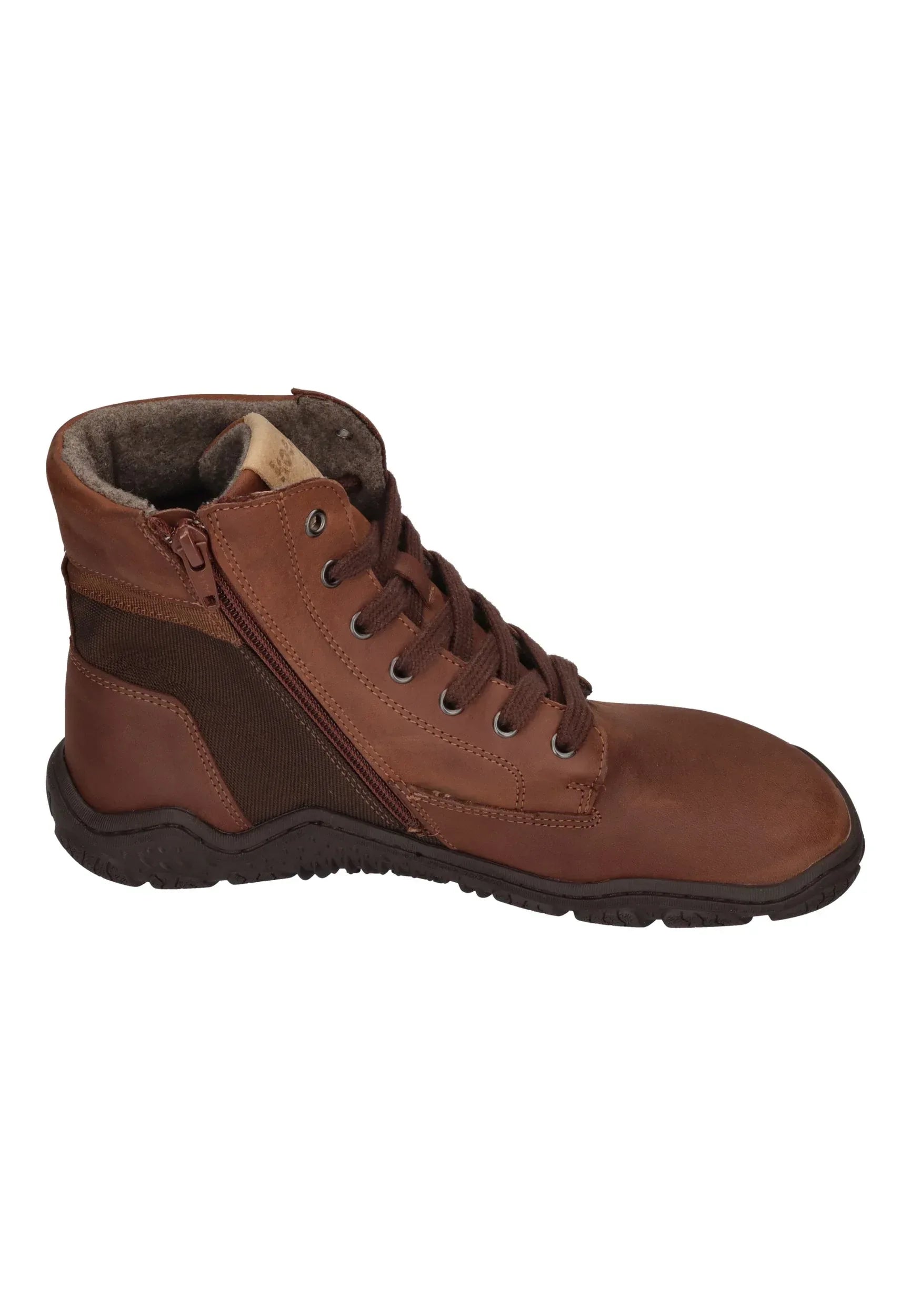 KOEL Damen Barefoot Booties ROMI MERINO - chocolate