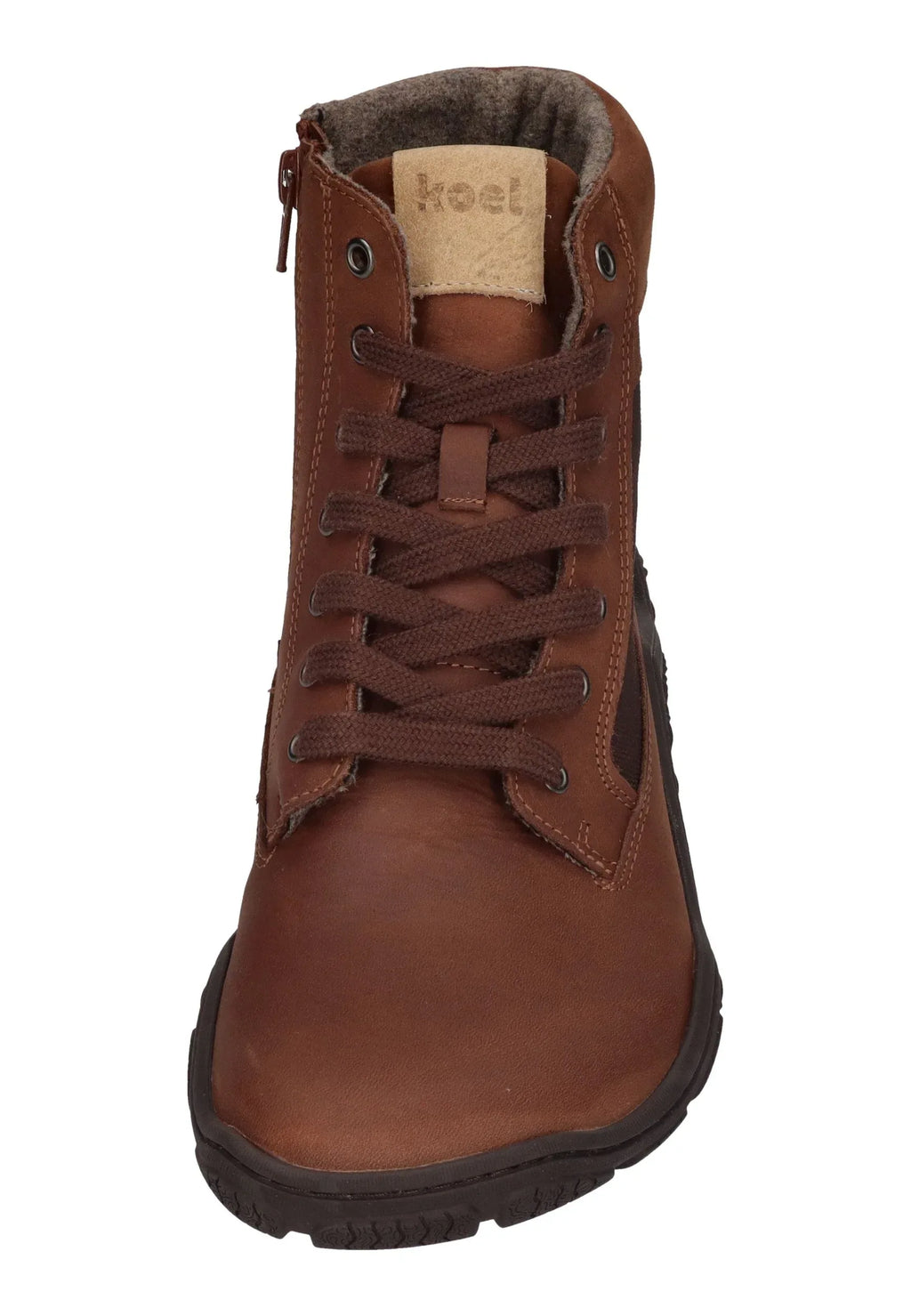 KOEL Damen Barefoot Booties ROMI MERINO - chocolate