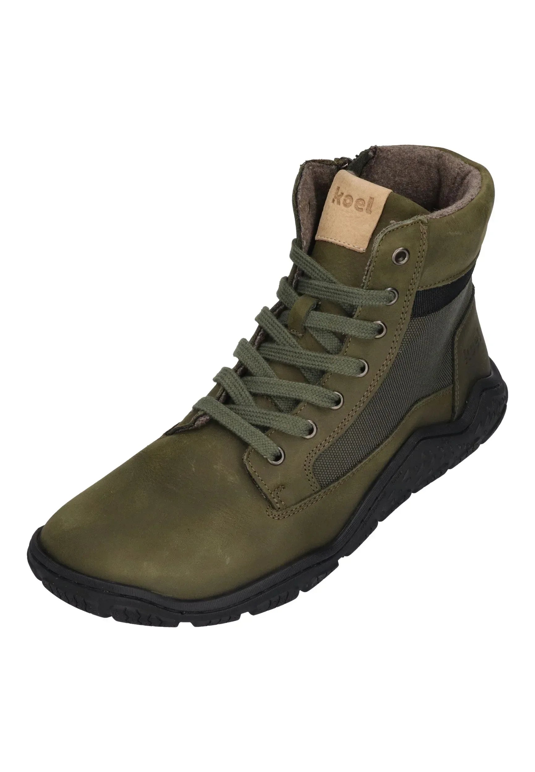 KOEL Damen Barefoot Booties ROMI MERINO - olive