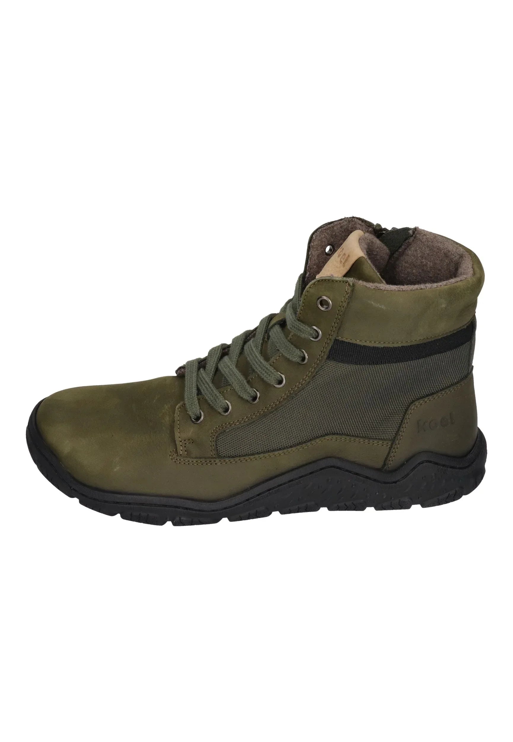 KOEL Damen Barefoot Booties ROMI MERINO - olive
