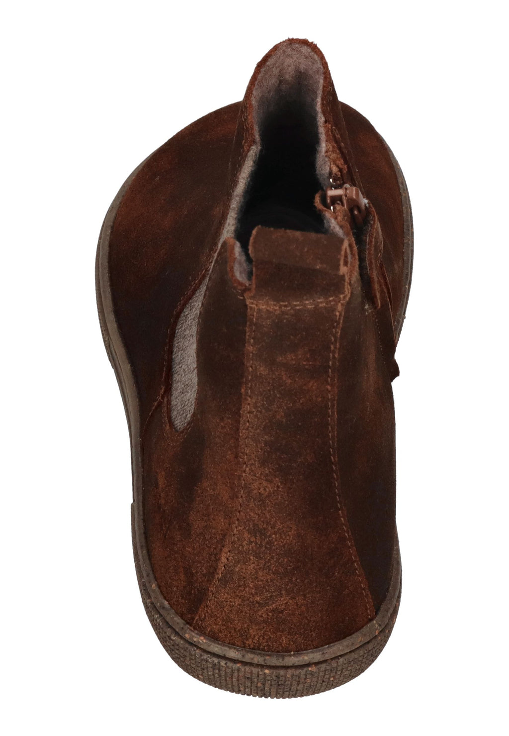 KOEL Damen Barefoot Chelsea Boots FILAS CLOUD WOOL cognac