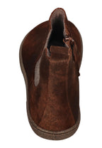 KOEL Damen Barefoot Chelsea Boots FILAS CLOUD WOOL cognac