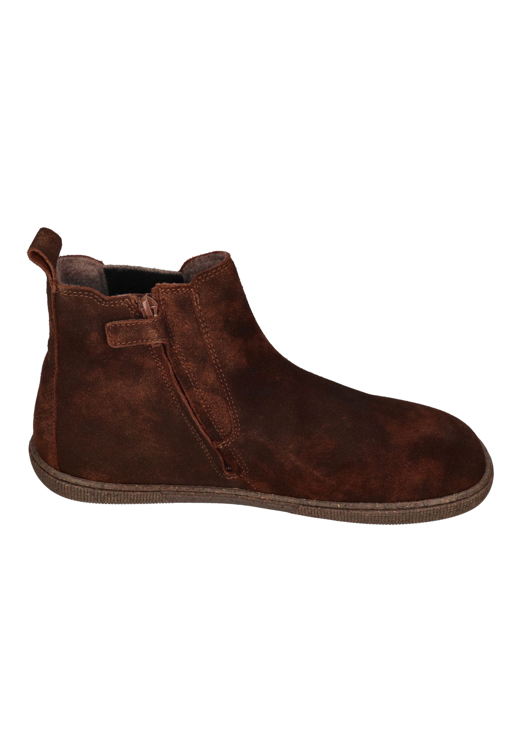 KOEL Damen Barefoot Chelsea Boots FILAS CLOUD WOOL cognac