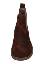 KOEL Damen Barefoot Chelsea Boots FILAS CLOUD WOOL cognac