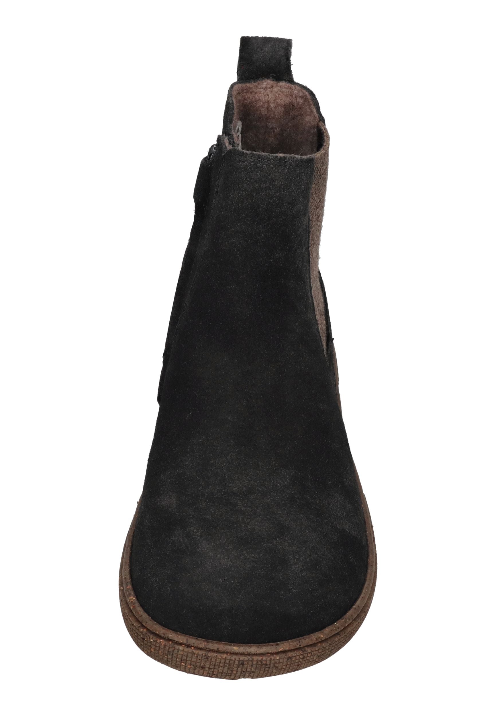 KOEL Damen Barefoot Chelsea Boots FILAS CLOUD WOOL dark grey
