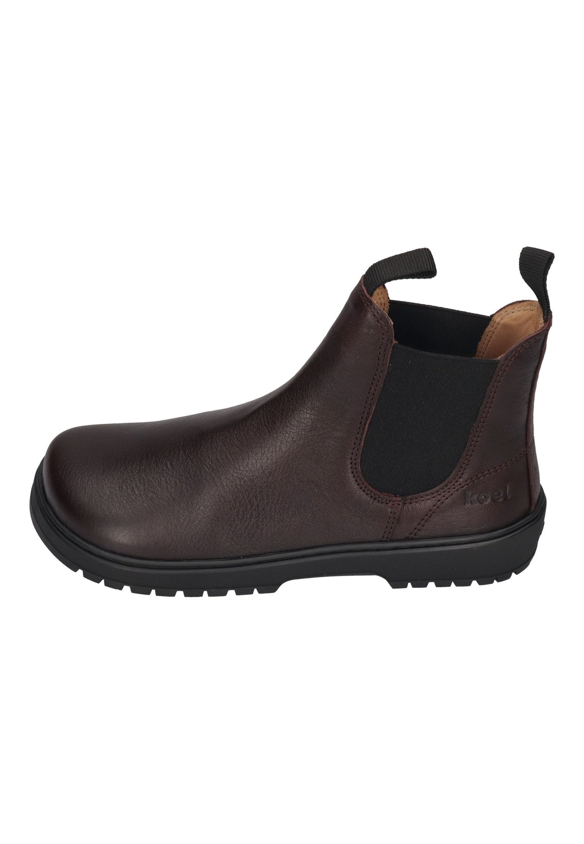 KOEL Damen Barefoot Chelseaboots GAVIEN LEATHER bordo