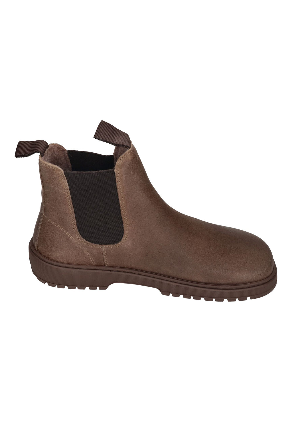 KOEL Damen Barefoot Chelseaboots GAVIEN SUEDE FELT brown