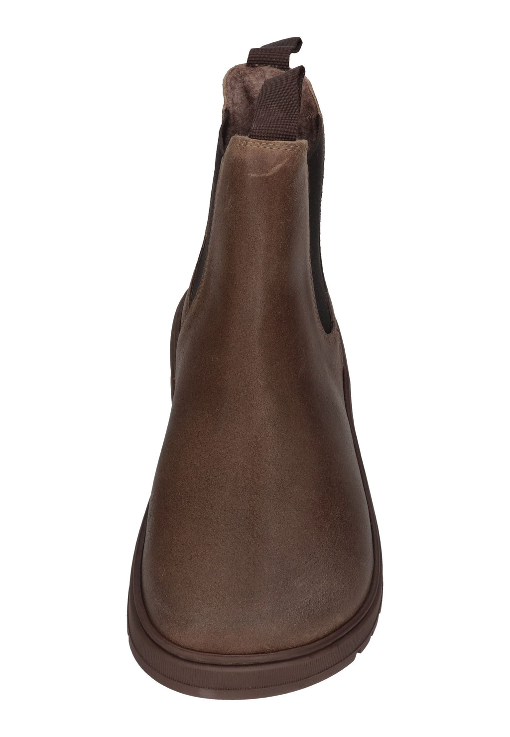 KOEL Damen Barefoot Chelseaboots GAVIEN SUEDE FELT brown